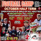 October Half Term Football Camp event image
