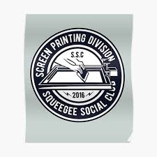 Whether it's a band logo for a concert. Screen Printing Posters Redbubble