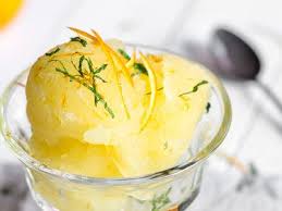 Champagner Sorbet Rezept Zitronensorbet Rezept Mango Sorbet Rezepte