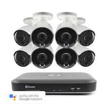 Swann 5580 Series Wired Smart Outdoor Security Camera 8 Pack At Lowes Com