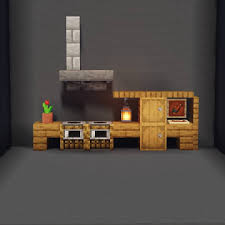 Minimalistic counters and cabinets are the focus of the design. How To Build A Small Kitchen In Minecraft Brainly