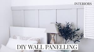 See more ideas about wall paneling diy, wall paneling, accent wall bedroom. Diy Wall Panelling Guest Bedroom Makeover Gracie Georgia Youtube