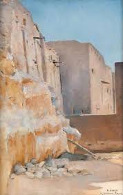 Etienne Dinet Laghouat Laghouat House Painting Landmarks