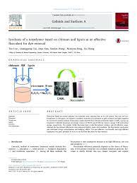 We did not find results for: Synthesis Of A Terpolymer Based On Chitosan And Lignin As An Effective Flocculant For Dye Removal