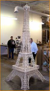 5 000 Popsicle Stick Eiffel Tower Popsicle Stick Art Popsicle Stick Crafts House Craft Stick Crafts