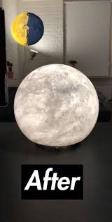 Want A Moon Lamp Diy From An 25 Ikea Lamp Ikea Hackers Lampen Wohnzimmer Ikea Lampen Mond Lampe