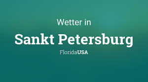 Alles über das wetter für sankt petersburg: Wetter Sankt Petersburg Florida Usa Heute Und Morgen