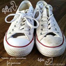 Toxic chemicals and harsh abrasives are not always necessary. Diy Shoe Cleaner How To Remove Scuff Marks On Converse Cleverly Inspired