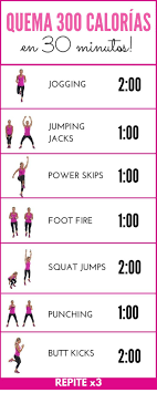 Controla las calorías quemadas y el progreso de. Descubre Estos Y Otros Ejercicios Intensivos Para Quemar Calorias En Poco Tiempo Rutinas De Ejercicio P Calorie Workout Bodyweight Workout 30 Minute Workout