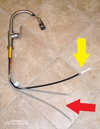 Before you start to remove the old faucet you must first shut down the water supply coming to it. How To Install A Kitchen Faucet Happiness Is Homemade
