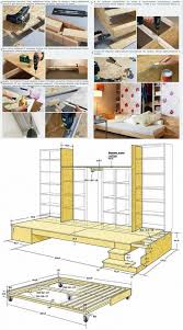 Mega Ikea Hack Aus Dem Billy Und Kallax Regal Wird Ein Bucherregal Lesepodest Mit Gastebett Ultimate Ikea Hack Ho Diy Furniture Bedroom Kallax Bedroom Diy