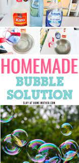 3 Ingredient Bubble Recipe Recipe Homemade Bubble Solution Kids Bubbles Homemade Bubbles