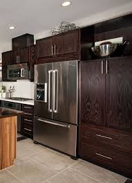 Shaker Oak Espresso Kitchen Vanity Oak Kitchen Wellness Design