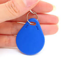 Factory Direct Supply 125KHz RFID Key Fob Blue Color TK4100 Proximity  Access Control Hotel Keychain Keyfob Blue Color