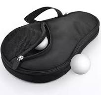 New Fashion Outdoor Fitness Sports Specialized Oxford Table Tennis Racket  Bag with Ping Pong Pocket