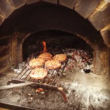 Maybe you would like to learn more about one of these? Burgers Cooked In The Wood Fired Oven Wood Fired Oven Recipes Wood Fired Cooking Fireplace Cooking