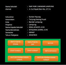Contoh surat tagihan spp tk. Aplikasi Pembayaran Spp Dengan Excel