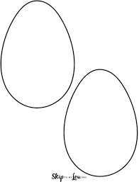 Here's some printable eggs that. Easter Egg Templates For Fun Easter Crafts Skip To My Lou
