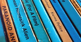 Radiohead Ok Computer Album As Books Poster Print Ok Computer Radiohead Radiohead Lyrics