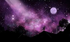 مليء بالنجوم قمر خلفية جميلة Beautiful Backgrounds Sky Moon Image