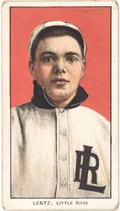 Harry Sentz, Little Rock Team, baseball card portrait]