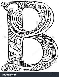 A letters of the english alphabet coloring page. Illuminated Letters Coloring Pages Axialentertainment