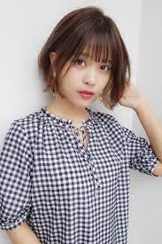 今ドキぱっつん前髪のスタイルを大公開 ショート ロングまで網羅 hair スタイル インナーカラー ボブ 外ハネ ショートボブ