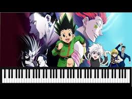 hunterxhunter piano tutorial عزف بداية القناص بالبيانو سبيستون anime spacetoon anime piano art