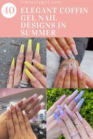 Think outside of the box with this chic neutral design. Gel Coffin Nails 40 Elegant Nail Designs To Try In Summer 2021