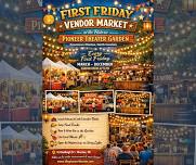 First Friday Vendor Market at Pioneer Theater Garden