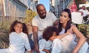 She joins siblings north, 4, and saint, 2. Kim Kardashian And Husband Kanye West Hint All Is Well In Their Marriage With Family Snap Daily Mail Online