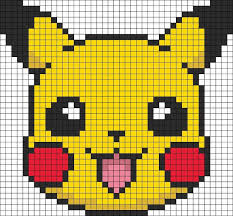 Minecraft Pixel Art Ideas Templates Creations Easy Anime Pokemon Game Gird Maker Anime Art Cre Pokemon Cross Stitch Pixel Art Pokemon Pokemon Bead
