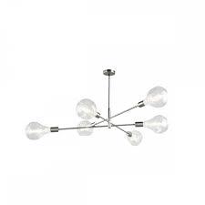 Click to add item canarm ltd. Sputnik Satin Chrome 6 Light Ceiling Pendant Lighting Company