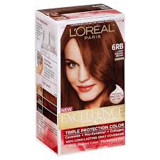L Oreal Paris Excellence Creme Triple Protection Hair Color In 6rb Light Reddish Brown Bed Bath Beyond Hair Color Loreal Hair Color Loreal