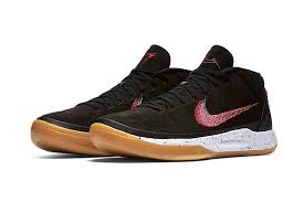 Nike Unveils Kobe A D Mid In Black Suede And Red Nike Sneakers Fashion Basketball Shoes Kobe