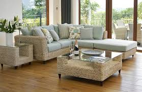 Well this l shape sofa just might be the solution for you. 5 Piece Indoor Hyacinth L Shape Conversation Couch Sofa Set With Glass Top Tables
