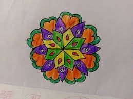 How To Draw Rangoli Designs On Paper Very Easy Step By Step Drawing 785 likes · 6 talking about this. to draw rangoli designs on paper very