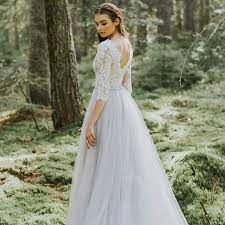 Bridal Gown 1808 In Color Stone From Abby Waits We Love The Vintage Boho Feeling And The Soft Tulle S Wedding Dresses Chic Lace Dress Sleeveless Wedding Dress