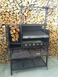 Its A Ultimate Wood Burning Grill Pit For Residential And Small Catering Business Use One Of The Most Beautiful Wood Burning Fire Pit Bbq Outdoor Bbq Bbq Pit