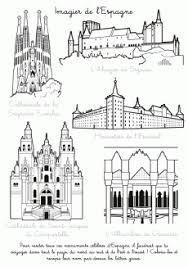 Coloriage A Imprimer Imagier De L Espagne A Coloriages Pour Enfants Familiscope Coloriage Ville Coloriage A Imprimer Espagne Carte