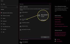 So i took to google. How To Connect Bose Headphones To A Pc