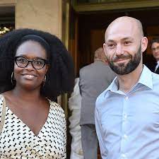 Photos Sibeth Ndiaye Pose Avec Son Mari Patrice Roques Leur Premiere Et Rare Sortie Officielle Femme Actuelle Le Mag