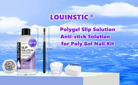 Amazon.Com : Louinstic Polygel Slip Solution - Nail Art Brush Cleaner Kit, Slip  Solution For Poly Gel Nails To Reduce Gel Stickiness, Nail Brush Cleaner To  Nourish And Repair Bristles : Beauty