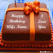 You can send a birthday cake and flowers to someone special who is away from home on his or her birthday. Beautiful Birthday Cake For Mother Name And Photo Wishes Images
