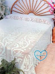 El Yapimi Karyola Danteli Karyola Dantel Yatak Ortuleri