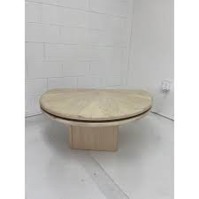Ships free orders over $39. 1980s Mid Century Modern Half Moon Rotating Coffee Table Chairish Coffee Table Table Modern Materials