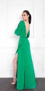 Exude Simplistic Elegance And Radiate Perfection In The Stunning Bateau Open Back Long S Wedding Guest Dress Wedding Dresses Unique Long Sleeve Evening Dresses