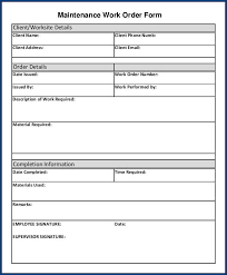 To know more about request forms, feel free to scroll down below and view our templates. Free Printable Work Order Form Template Templateral