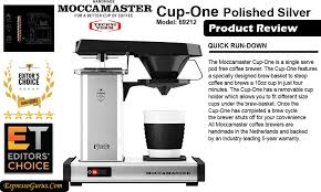 Watch live weekdays at 4pm est. Technivorm Moccamaster Cup One Review Espresso Guru