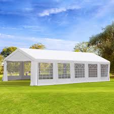Party, camping tent, traditional, beach tent, advertising tent, military, relief, event, party, wedding, exhibition. 32 X16 Heavy Duty Outdoor Carport Canopy Wedding Party Tent Gazebo Garage White Ebay